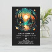 シックコテージコアエンチャント誕生日 招待状 (スタンド正面)