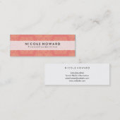 シックコンテンポラリーパターン スキニー名刺 (正面/裏面)