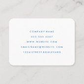 シックコンテンポラリーパターン 名刺 (裏面)