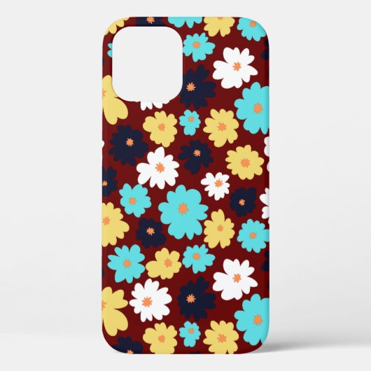 シックコンテンポラリーフローラiPhone 12ケース Case-Mate iPhoneケース (裏面)