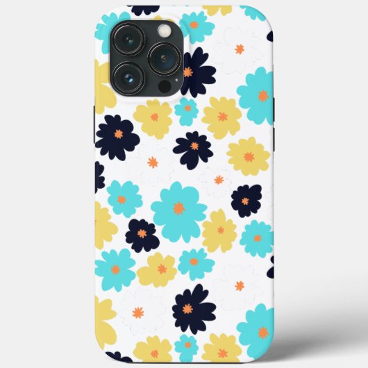 シックコンテンポラリーフローラiPhone 13 Pro/iPadケース Case-Mate iPhoneケース (裏面)
