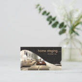 シックコンテンポラリーホームステージング 名刺 (スタンド正面)