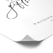 シックコンテンポラリーミニマリストカードギフト ポスター (角)