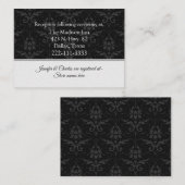 シックコンテンポラリー結婚ズ エンクロージャーカード (正面/裏面)