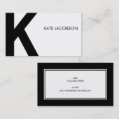 シックコンテンポラリー通話カード コーリングカード (正面/裏面)