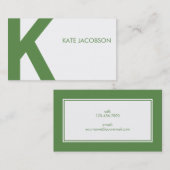 シックコンテンポラリー通話カード コーリングカード (正面/裏面)