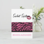 シックコンテンポラリーSweet sixteen招待状 招待状 (スタンド正面)