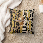 シックゴールデンワイルドラグジュアリースタイリッシュブガーリーデイ クッション (ブランケット)