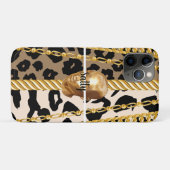 シックゴールデンワイルドラグジュアリースタイリッシュブガーリーデイ Case-Mate iPhoneケース (裏面(横))