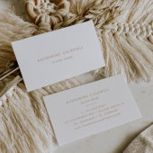 シックゴールド タイポグラフィ 名刺