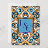 シックサイケデリック夏 招待状 (裏面)