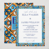 シックサイケデリック夏 招待状 (正面/裏面)