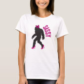 シックサシーサスカッチ(ビッグ足) Tシャツ (正面)