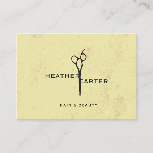 シックサロンスタイリスト 予約カード (正面)