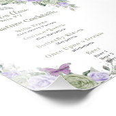 シックサージパープルフローラキンセアニェラバードリンク フォトプリント            (角)