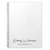 シックシグネチャースクリプトビジネス ノートブック (正面)