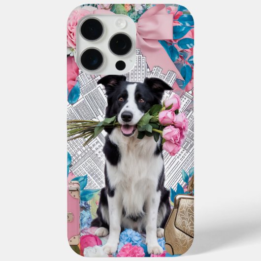シックシティドッグフローラチャーム Case-Mate iPhoneケース (裏面)