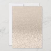 シックシャンパングリッタースウィート16 招待状 (裏面)