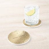 シックシャンパーニュ金ゴールド コースター (側面)