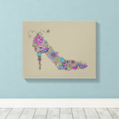 シックシューズ – キャンバスプリント (インサイチュ (ウッドフロア))