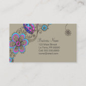 シックシューズ – 名刺 (裏面)