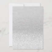 シックシルバーグリッタースウィート16 招待状 (裏面)