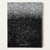 シックシルバーグリッターモノグラム名2022プランナー プランナー手帳 (裏面)