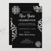 シックシルバースターズニューイヤー招待状 招待状 (正面/裏面)