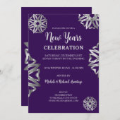 シックシルバースターズニューイヤー招待状 招待状 (正面/裏面)