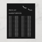 シックシルバーフォイルラッシュ美しい化粧アーティスト チラシ (裏面)