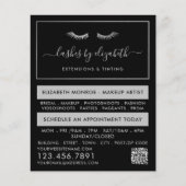 シックシルバーフォイルラッシュ美しい化粧アーティスト チラシ (正面)