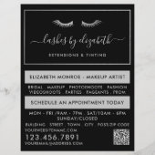 シックシルバーフォイルラッシュ美しい化粧アーティスト チラシ (正面)