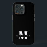 シックシンプルなミニマルはっきりしたリストモノグラム名 iPhone 13 PROケース<br><div class="desc">シックシンプルなミニマルはっきりしたラストレターモノグラム名iPhone 13 Proケース</div>