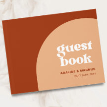 シックシンプルピーチテラコッタアー結婚チズ