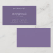 シックシンプルモダンデザインプロフェッショナルテンプレート 名刺 (正面/裏面)