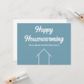 シックシンプル実在エテート会社のカスタムマーケティング カード (正面/裏面インサイチュ)