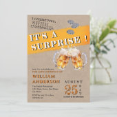 シックシンプル応援&ビアーサプライズパーティー 招待状 (スタンド正面)