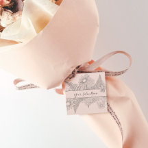 シックシンプル赤面ピンクフローラデイジー美しい