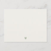 シックシーケープパームツリーアイランド結婚ズ詳細 エンクロージャーカード (裏面)