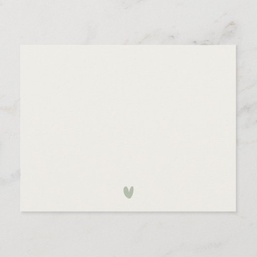 シックシーケープパームツリーアイランド結婚ズ詳細 エンクロージャーカード (裏面)