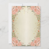 シックシーシンドレスバラ金ゴールド100th誕生日 招待状 (裏面)