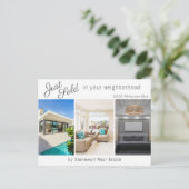 シックジャストセッ実在ズエステートハウスフォトマーケティング ポストカード (スタンド正面)