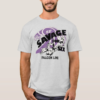 シックスのために荒くれるTシャツ Tシャツ
