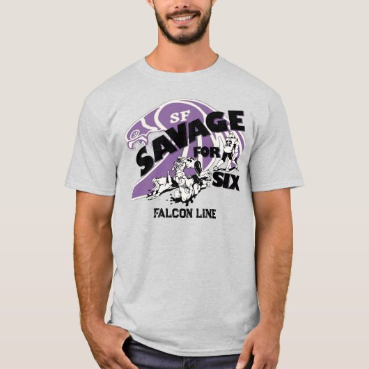 シックスのために荒くれるTシャツ Tシャツ (正面)