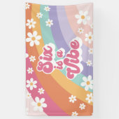 シックスはヴィベレトロレインボー6th誕生日 横断幕 (縦)