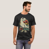 シックスアサウルス誕生日レックス6歳Dino 6th Dino Tシャツ (正面フル)
