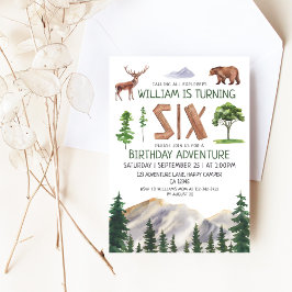 シックスエクスプローラーボーイ誕生日 招待状