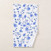 シックスカイブルーデイジーフローラ バスタオルセット (ハンドタオル)