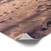 シックスカラフルビーチハット |南アフリカのケープタウン ポスター (角)