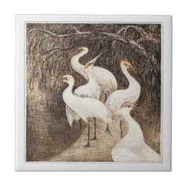 シックスクランズアットザウォーターズエッジオランダビクトリアンアート タイル